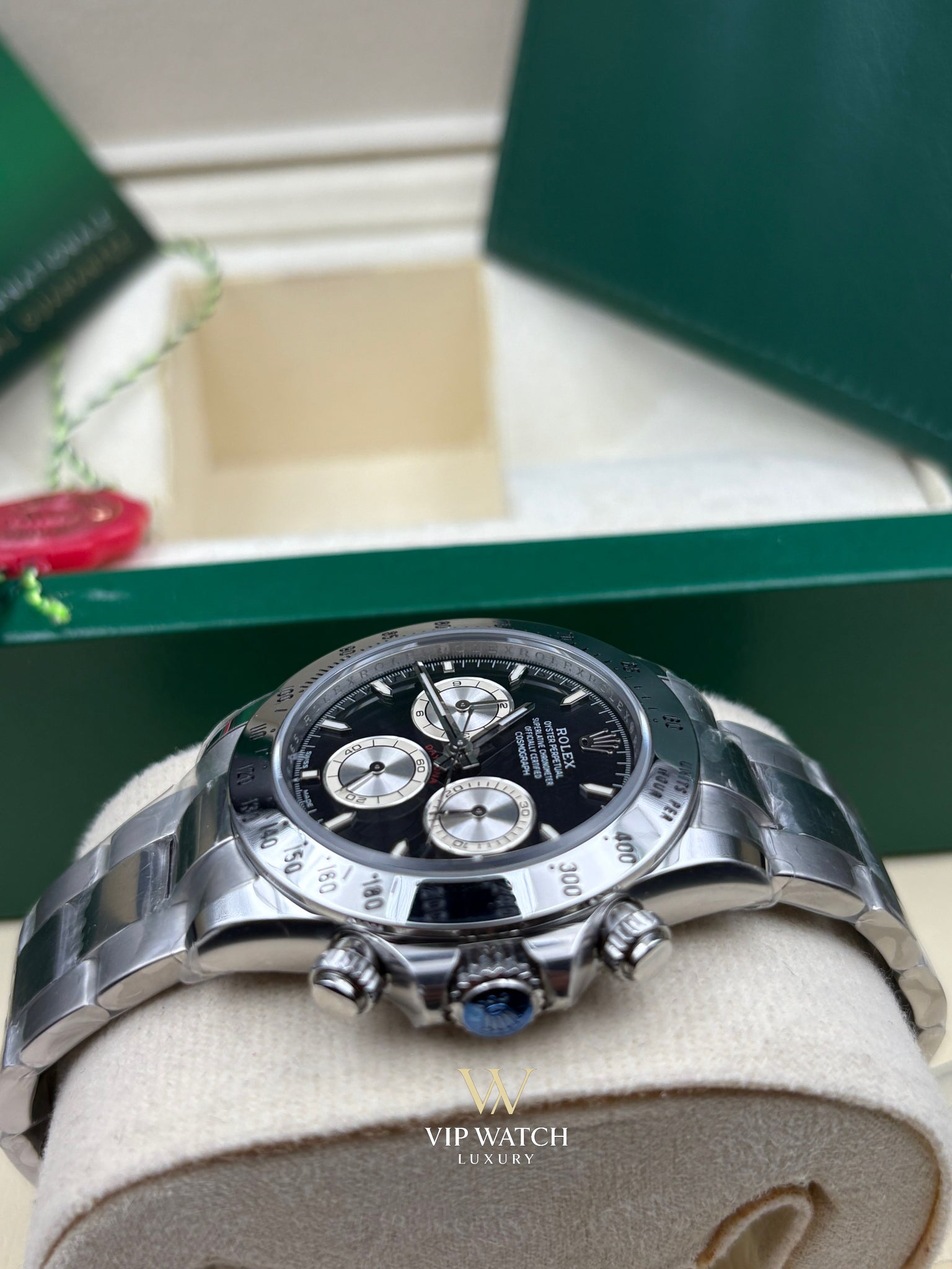 Rolex Daytona Cosmograph Steel Bright Black Dial 40mm