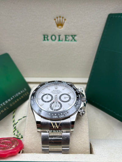 C0SMOGRAPH DAYT0NA SS CERAMIC WHITE DIAL 40MM