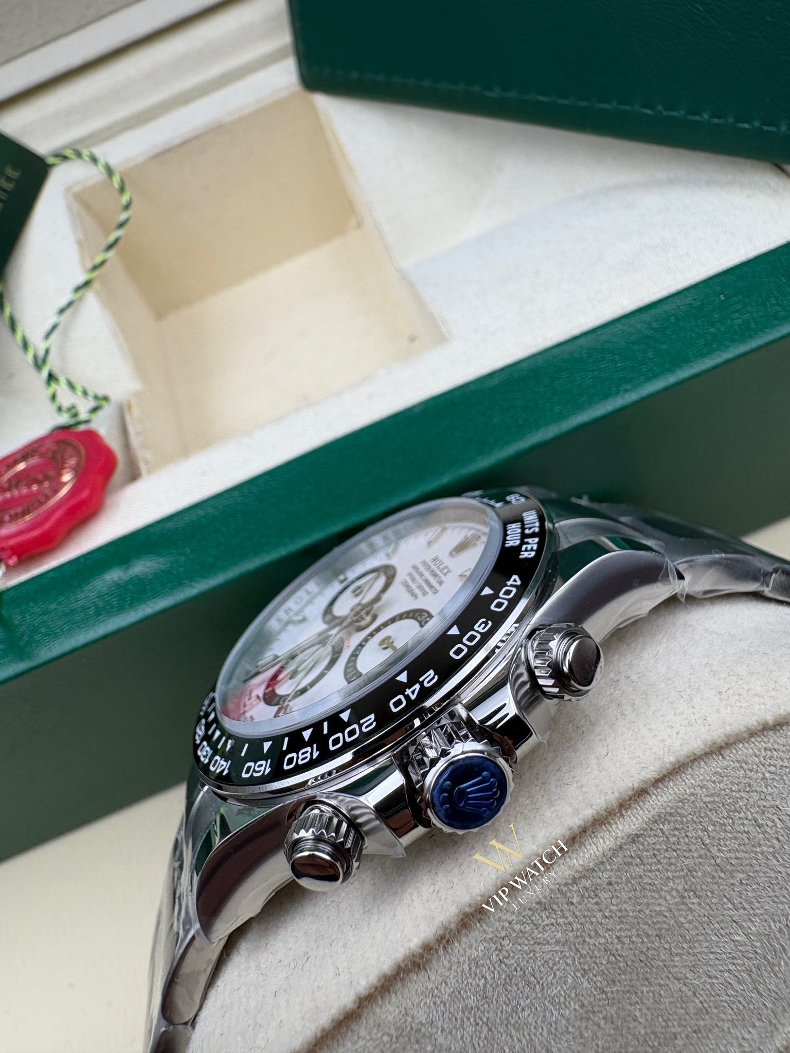 C0SMOGRAPH DAYT0NA SS CERAMIC WHITE DIAL 40MM