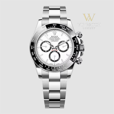 C0SMOGRAPH DAYT0NA SS CERAMIC WHITE DIAL 40MM